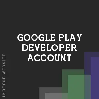Google Play Developer account
